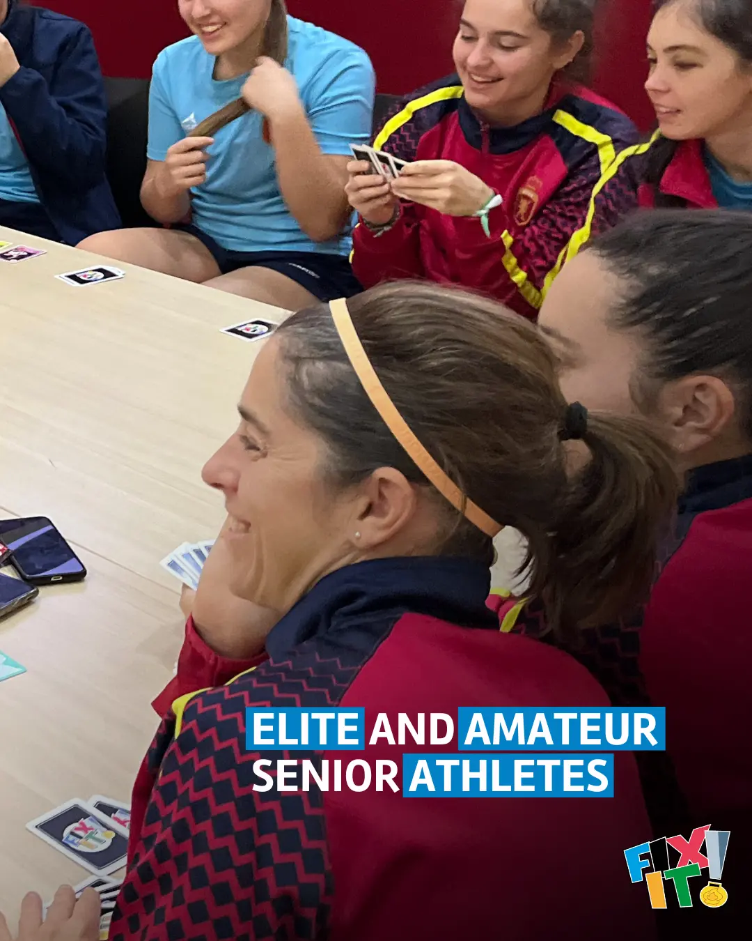 Elite and amateur senior athletes